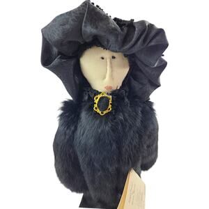 Carmen Manago | Sophia--In Her Black Rabbit Coat and Fab Hat